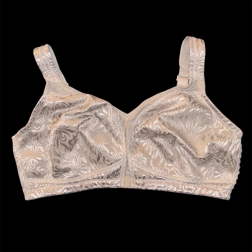 Women's Bra Size 40G Beige Wire Free